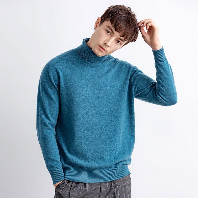Zullen pure wollen truien met een 100% content pilling-round nektrui, heren ronde nek pullover sweater.