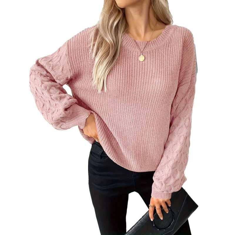 Roze pullover -trui vrouwen