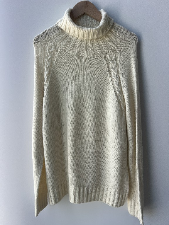 Solid Roll Neck Pullover gebreide dames trui